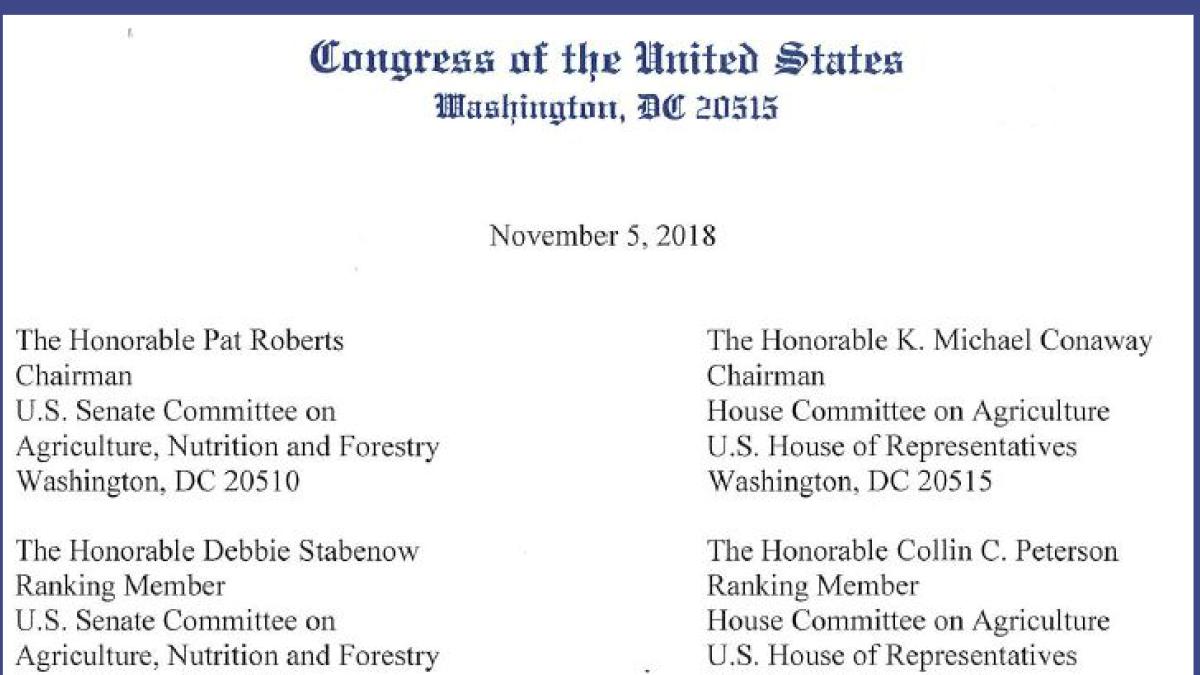 Rep. Costa Leads Bipartisan Coalition in Calling for Farm Bill Support of Fruits, Vegetables, & Other Specialty Crops