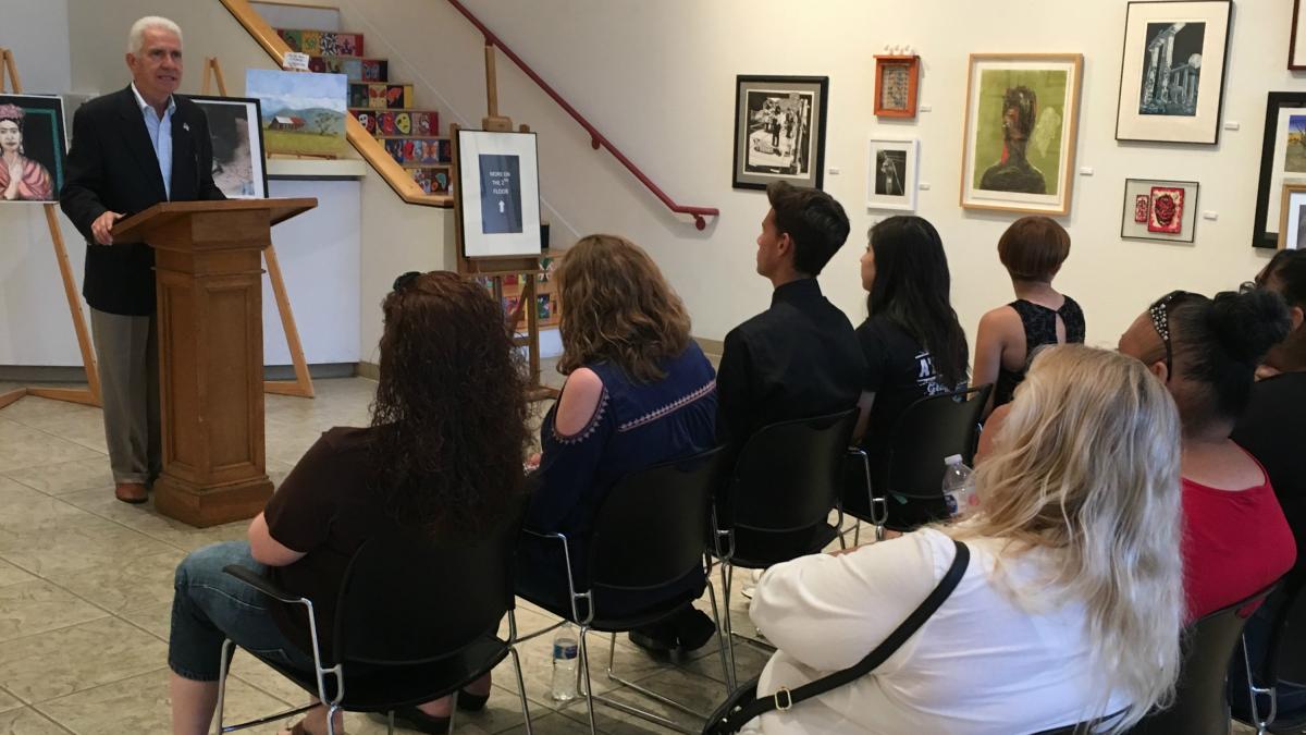 Costa and Merced County Arts Council Honor Merced Student Entrants in Congressional Art Competition