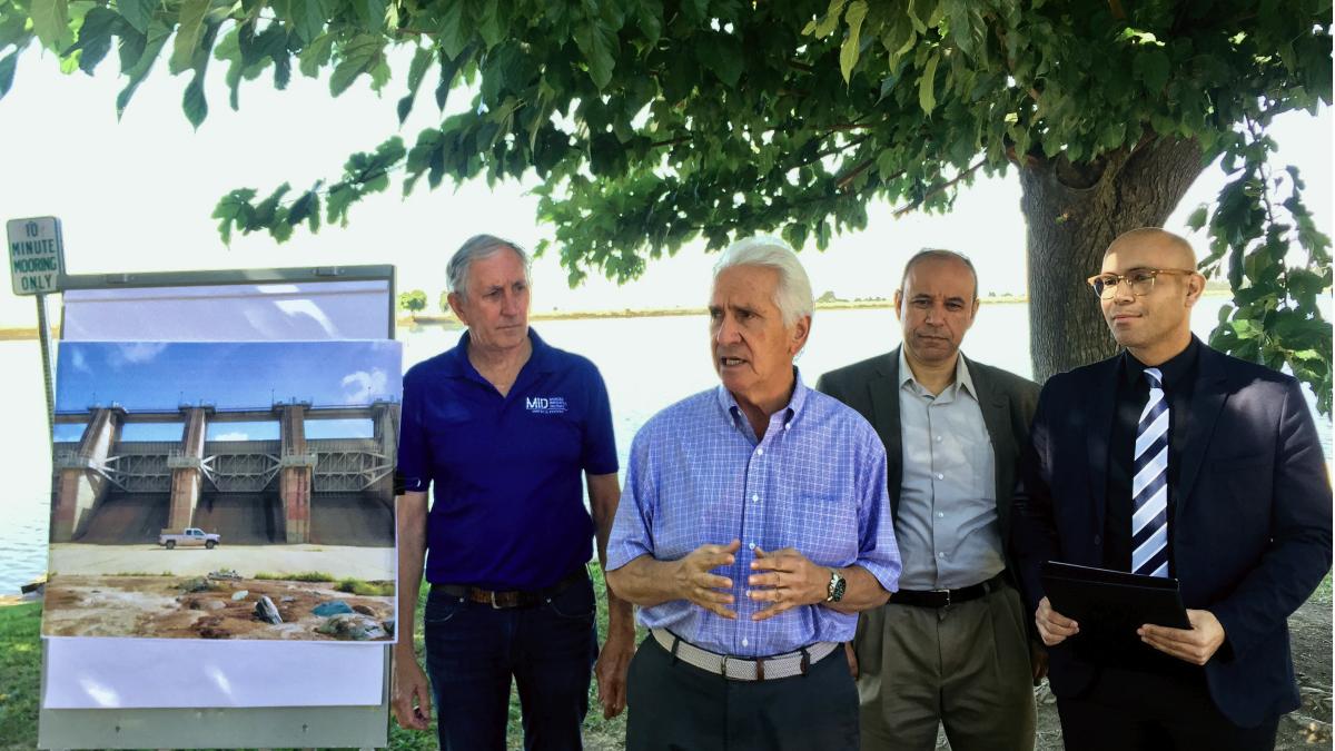 Rep. Costa, Merced Irrigation District, and Merced County Hispanic Chamber of Commerce at Oct. 16th Press Conference at Yosemite Lake