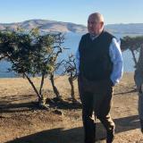 Rep. Jim Costa, D Fresno, right, shows U.S. Agriculture Secretary Sonny Perdue the San Luis Reservoir earlier this year.