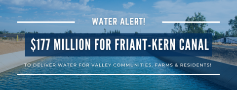 177 million for friant kern canal