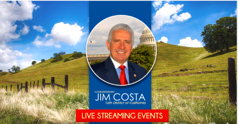 Jim Costa Live Streaming Events