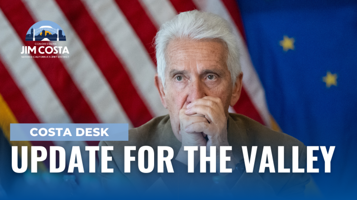 Rep Jim Costa Press Release