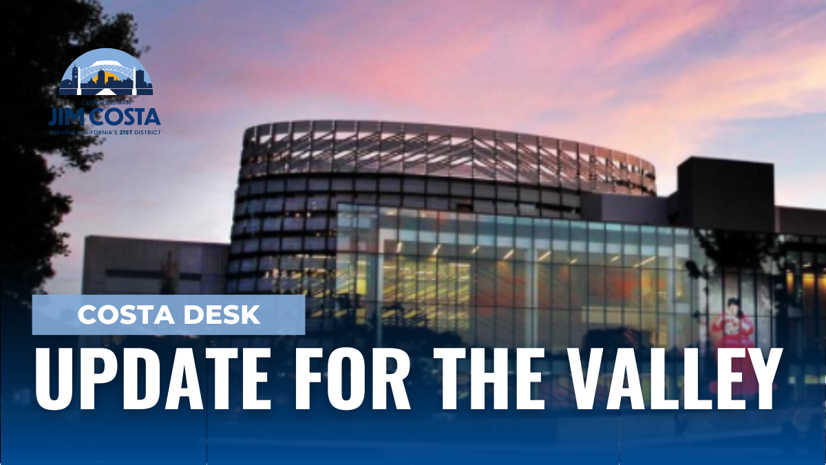 Press Release Jim Costa 