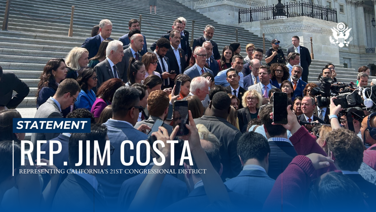 Statement Jim Costa