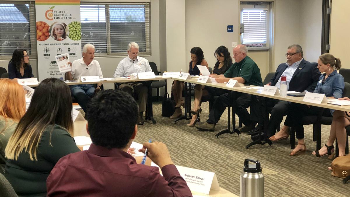 Rep. Costa and CA Food Banks Anti hunger Workshop 08282018