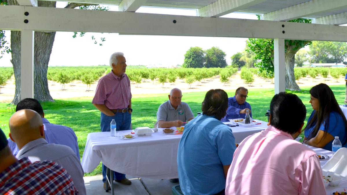 Rep. Costa and Sec. Perdue at August 2018 Ag Roundtable