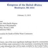 Sen. Feinstein, Reps. Costa, Cox Send Letter Urging Additional Water for Valley Farmers Following High Snowfall