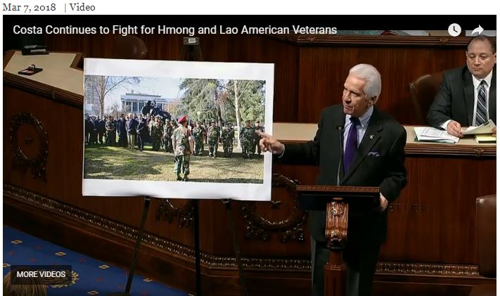 Costa Continues to Fight for Hmong and Lao American Veterans